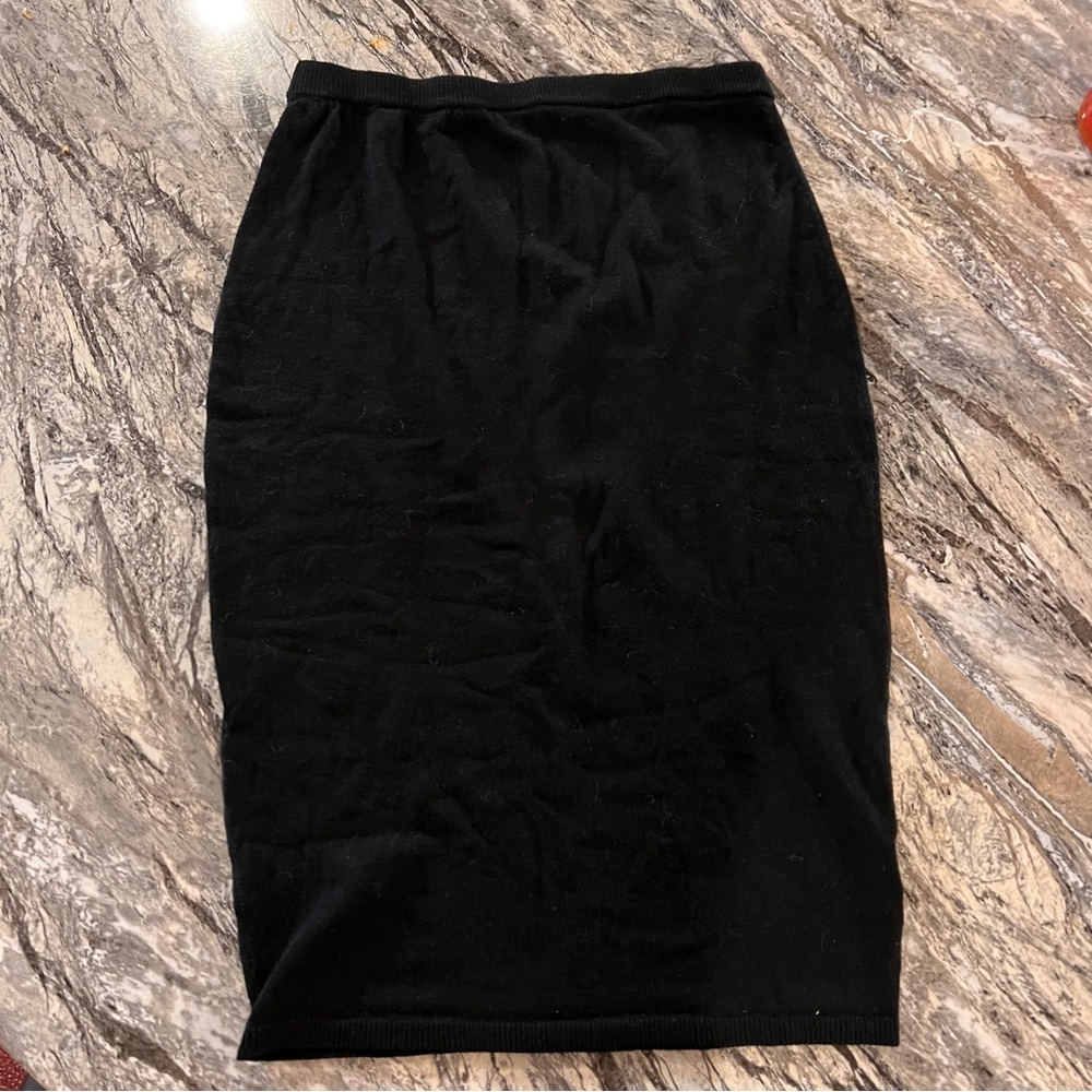 BONGO Black Midi Pencil Skirt for Work